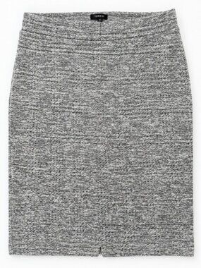 Torrid Black White Marled Knit Pencil Skirt Size 0 US 12 Matching Jacket Availab